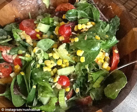 The greens, yellows and reds of the picture before it was filtered