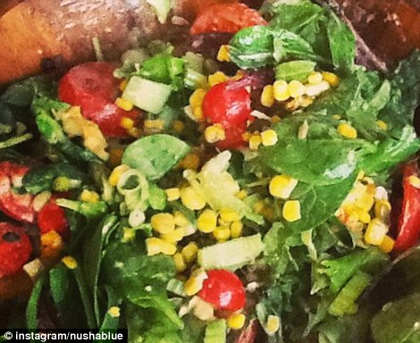 Salad looks much more enticing after a light filter has been applied