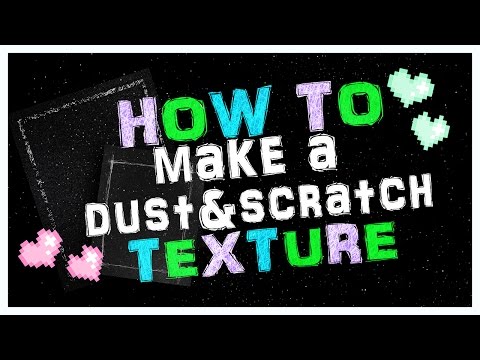 RicchiCom: Dust&Scratch texture / Создаем текстуру пыли и царапин