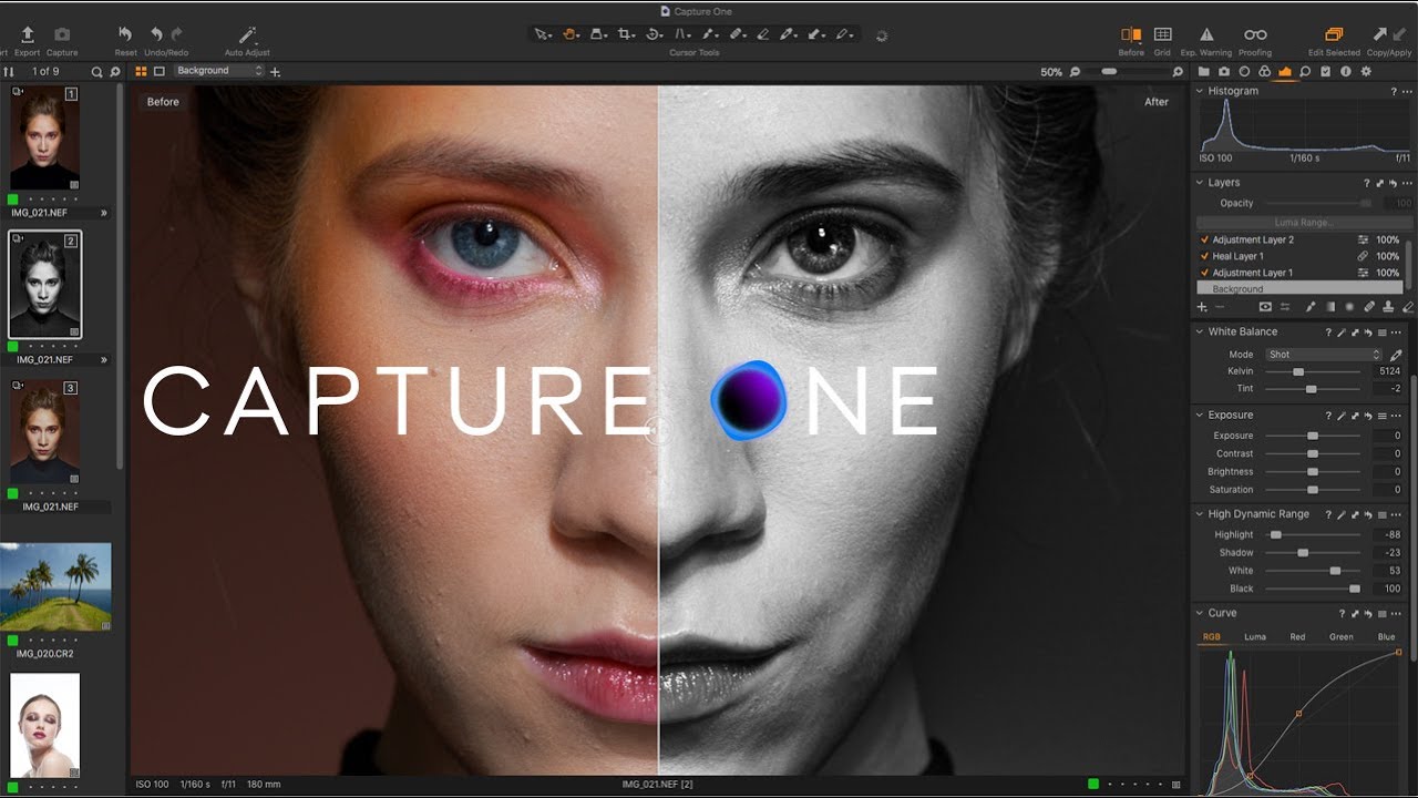 Как в capture one применить настройки с одного фото на все