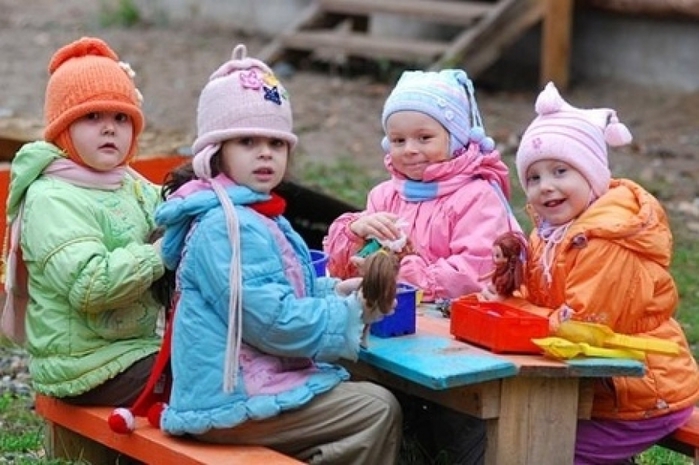 Фото детей в саду