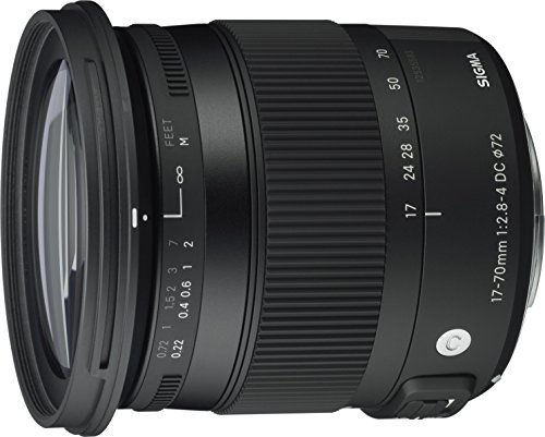 Sigma 17-70mm f/2.8-4 DC Macro OS (Optical Stabilizer) HSM Lens for Canon EOS Cameras