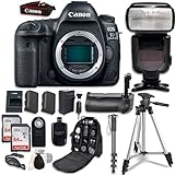 Canon EOS 5D Mark IV Digital SLR Camera Bundle (Body Only) + Professional Accessory...