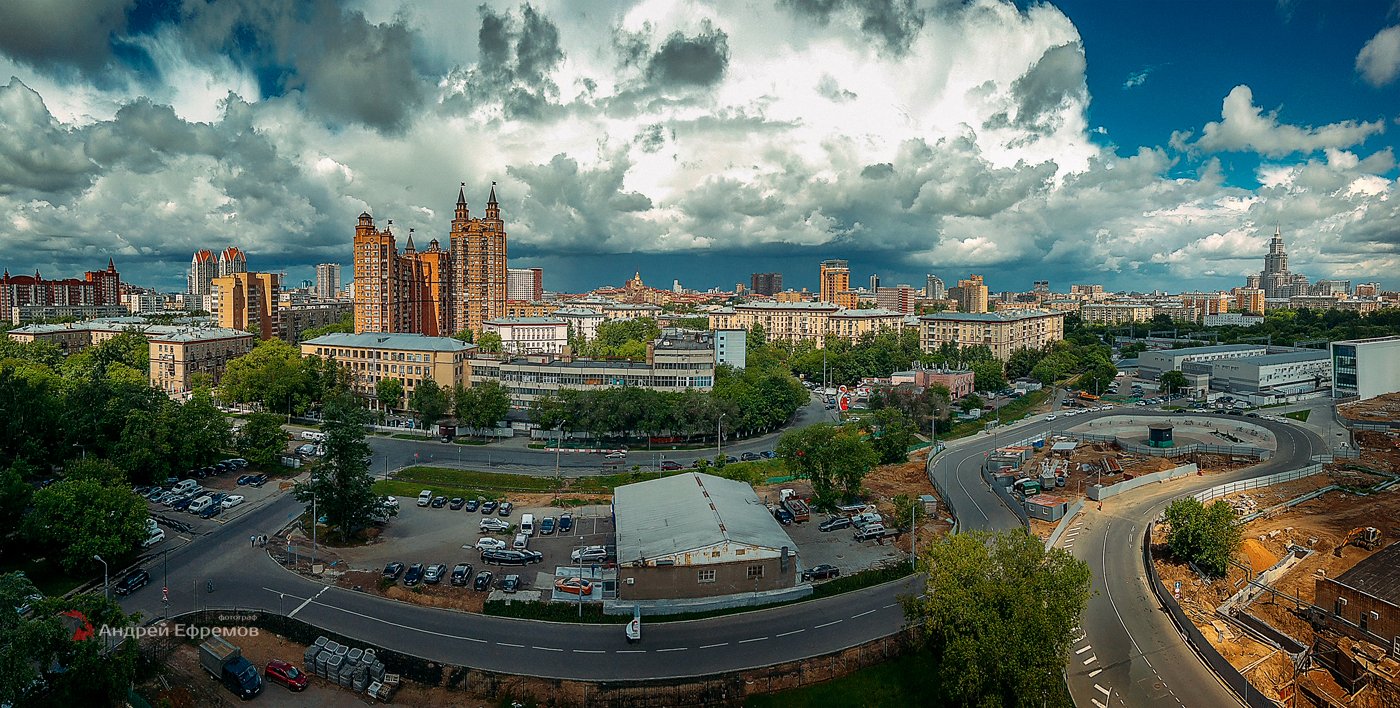 Панорама улиц москвы