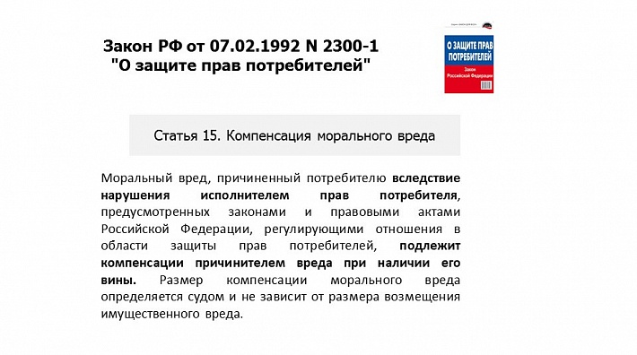 Нравственные страдания примеры для суда образец по защите прав потребителя