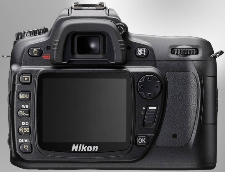 Nikon D80 вид сзади