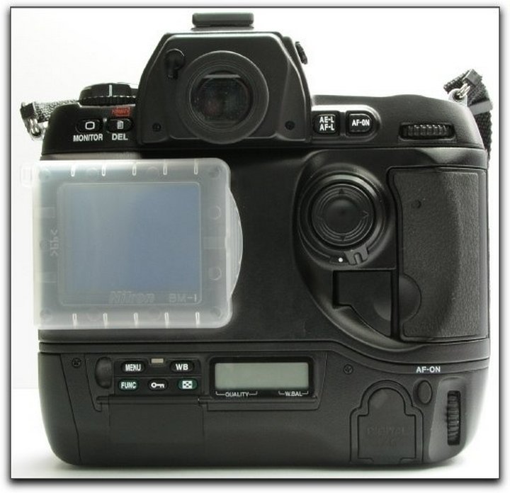 Nikon D1x - rear view