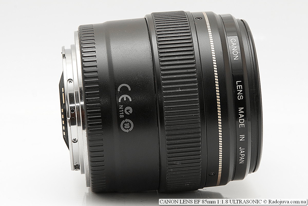 Canon LENS EF 85mm 1:1.8 ULTRASONIC USM