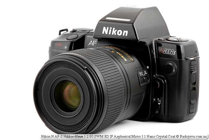 Nikon N AF-S Nikkor 60mm 1:2.8G SWM ED IF Aspherical Micro 1:1 Nano Crystal Coat на ЗК