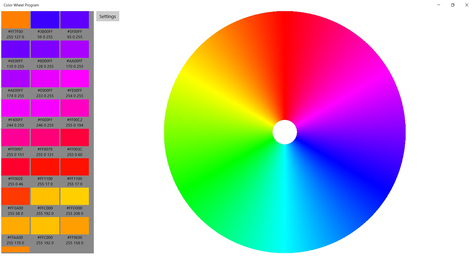 Определить цвет по картинке rgb