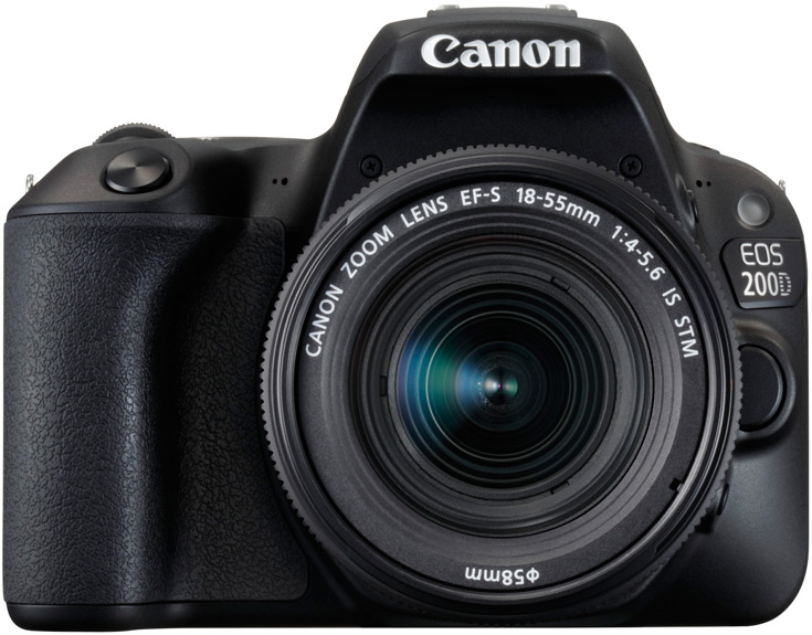 Производитель называет Canon EOS 200D своей самой легкой зеркальной камерой с подвижным экраном