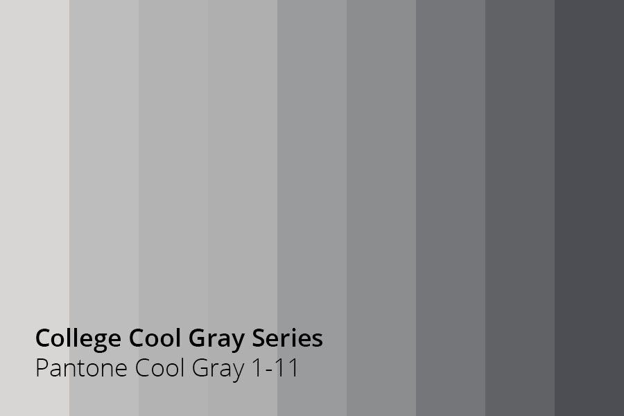 Grey gray разница. Пантон cool Gray 11c. Пантон cool Grey 1c. Pantone cool Gray 11 RAL. Cool Grey 1c Pantone палитра красок.