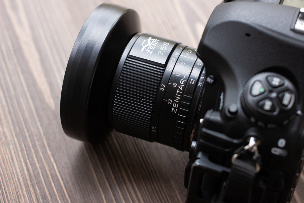Зенитар 8mm f/3.5 на Nikon D850